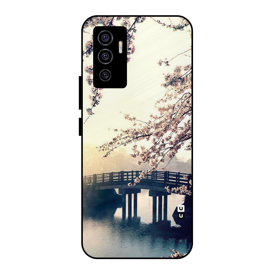 Bridge Blossom Metal Back Case for Vivo V23e