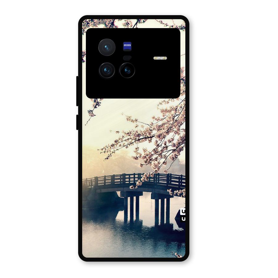 Bridge Blossom Metal Back Case for Vivo X80