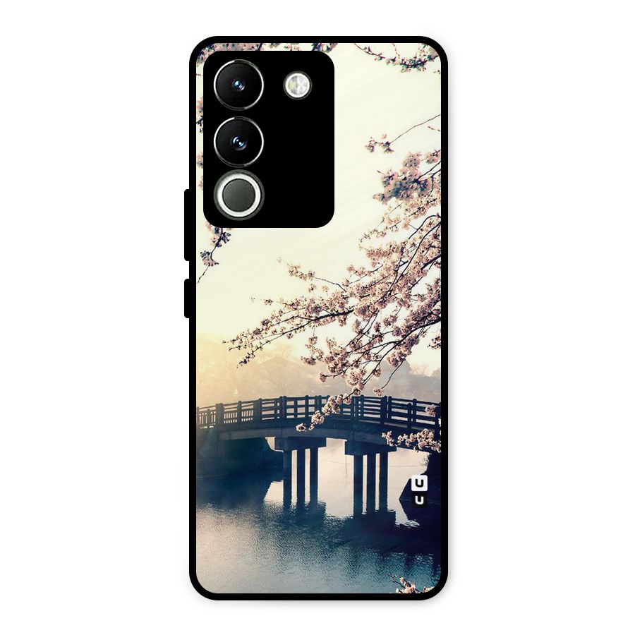 Bridge Blossom Metal Back Case for Vivo Y200