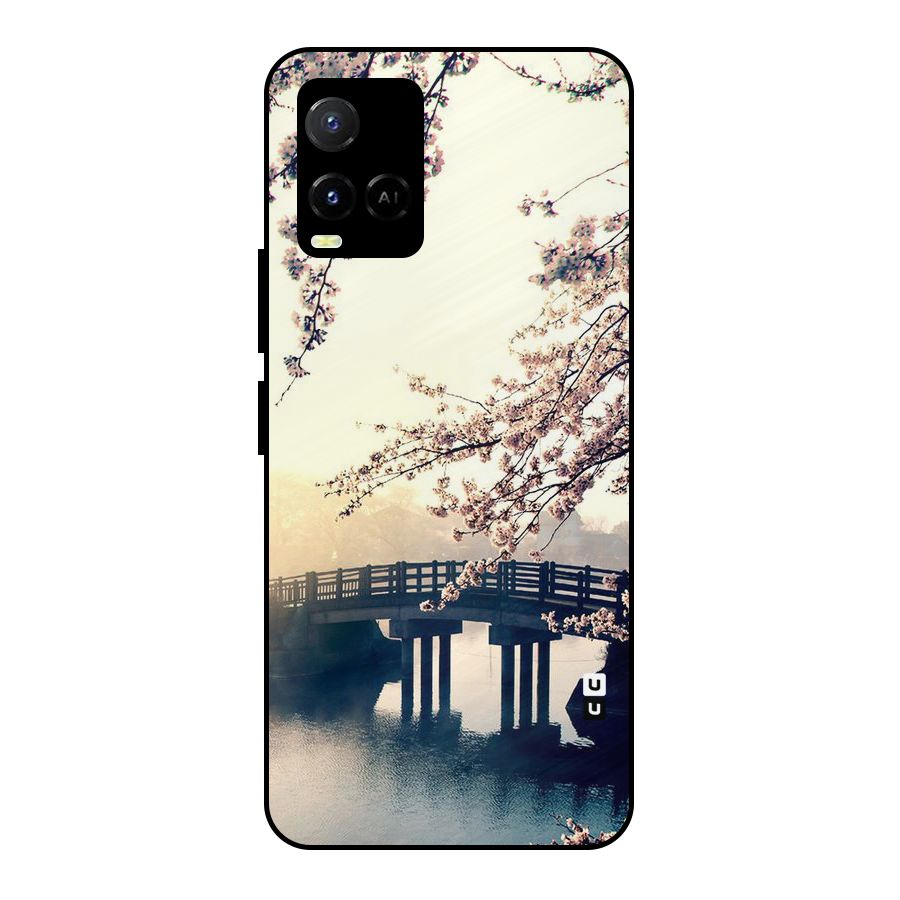 Bridge Blossom Metal Back Case for Vivo Y21