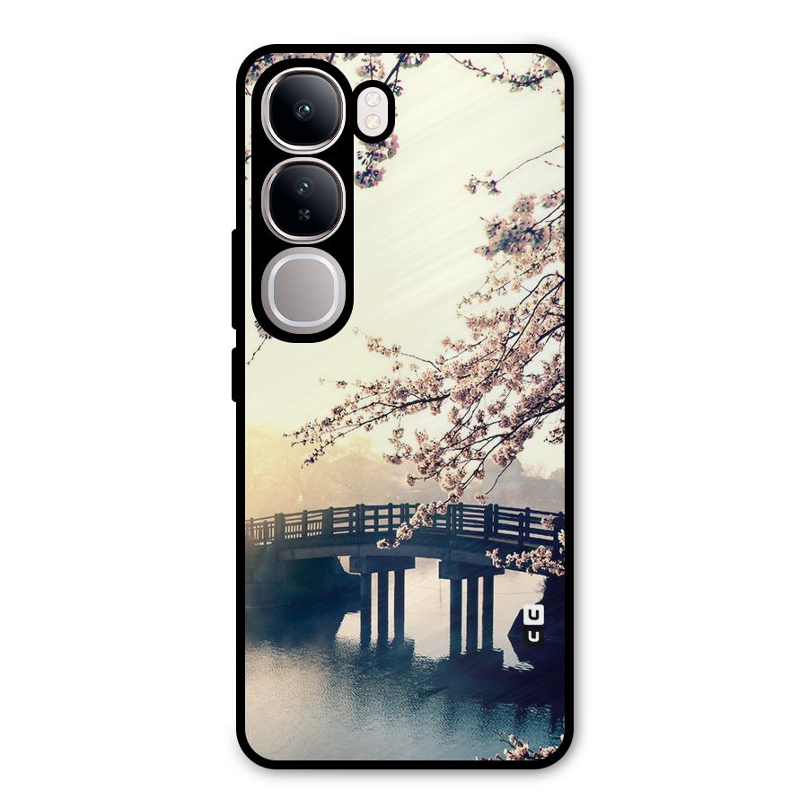 Bridge Blossom Metal Back Case for Vivo Y300