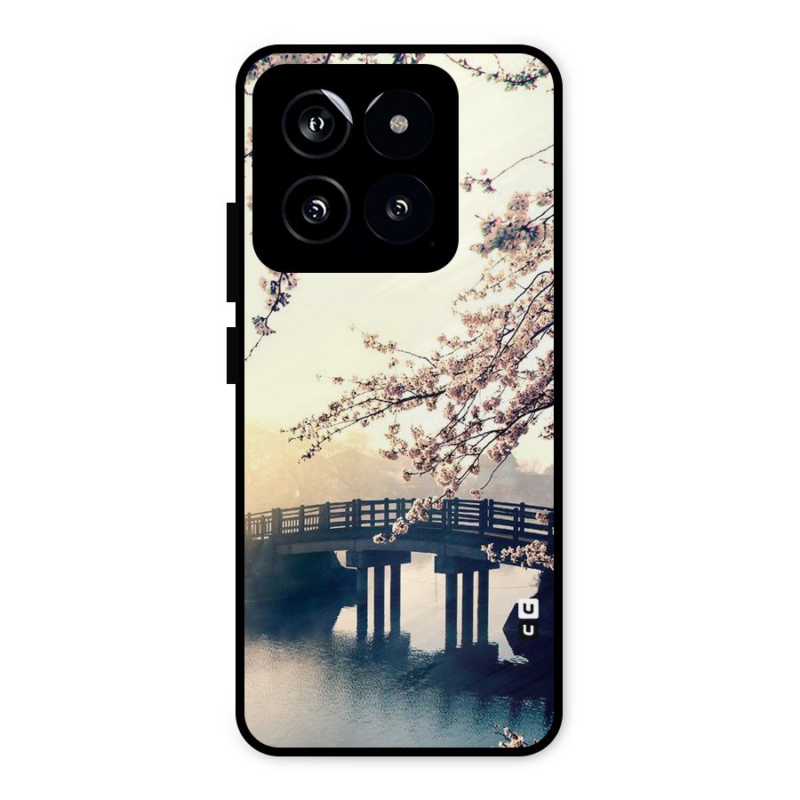 Bridge Blossom Metal Back Case for Xiaomi 14