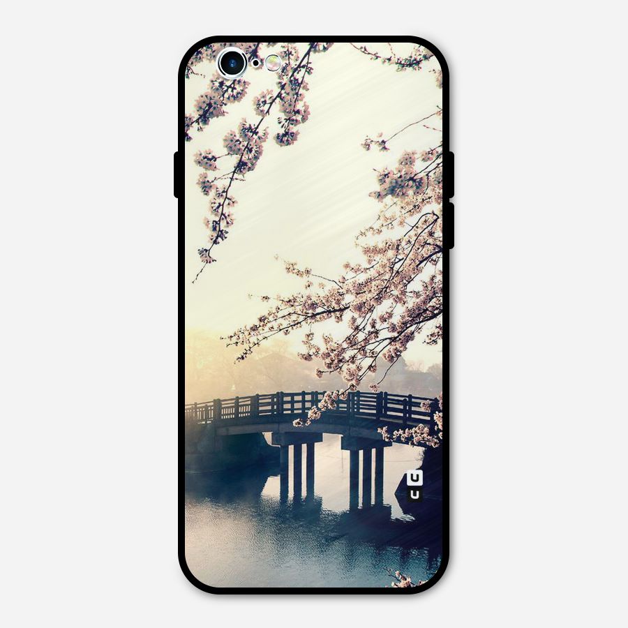 Bridge Blossom Metal Back Case for iPhone 6 6s
