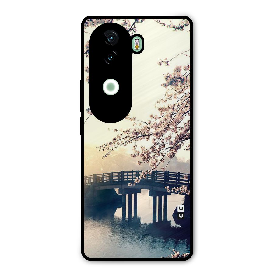 Bridge Blossom Metal Back Case for iQOO Z9s