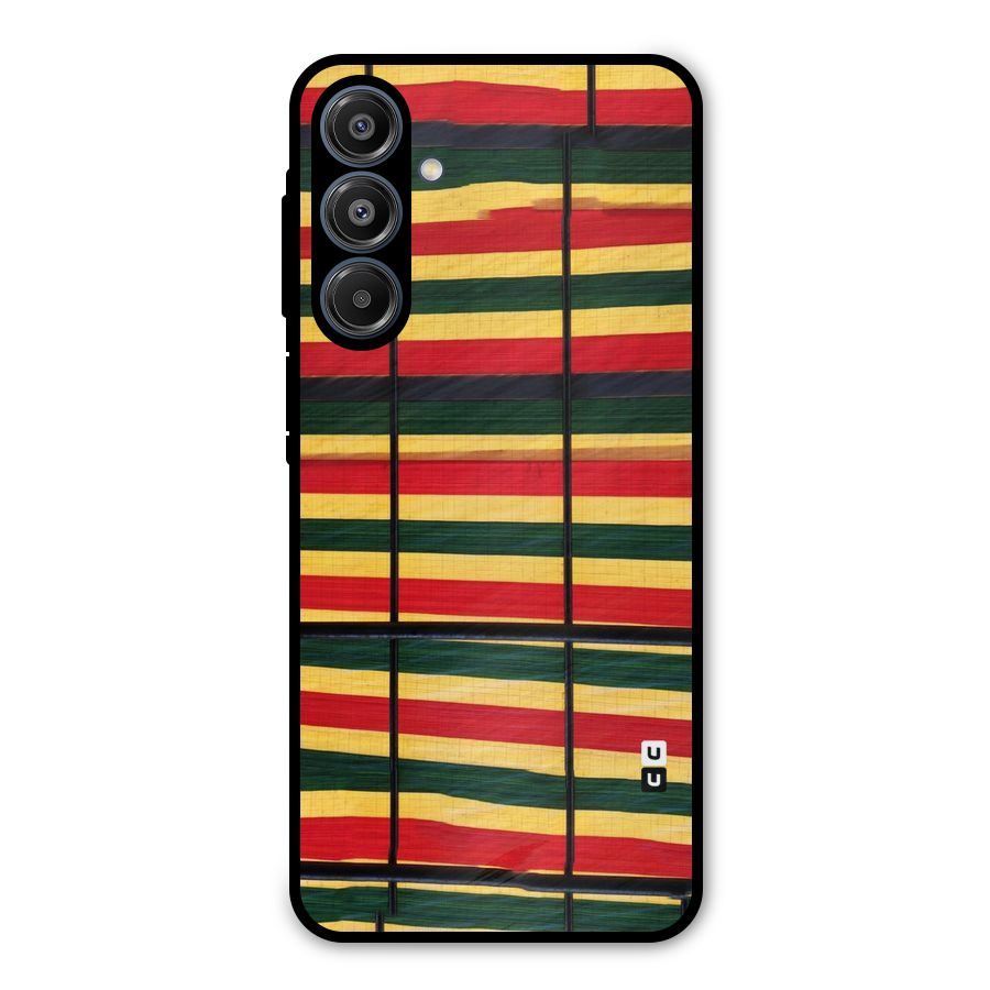 Bright Colors Lines Metal Back Case for Galaxy A16 5G