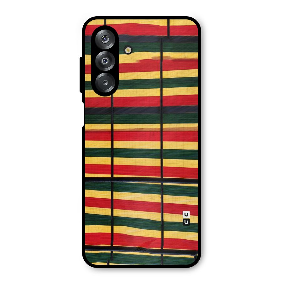 Bright Colors Lines Metal Back Case for Galaxy A26