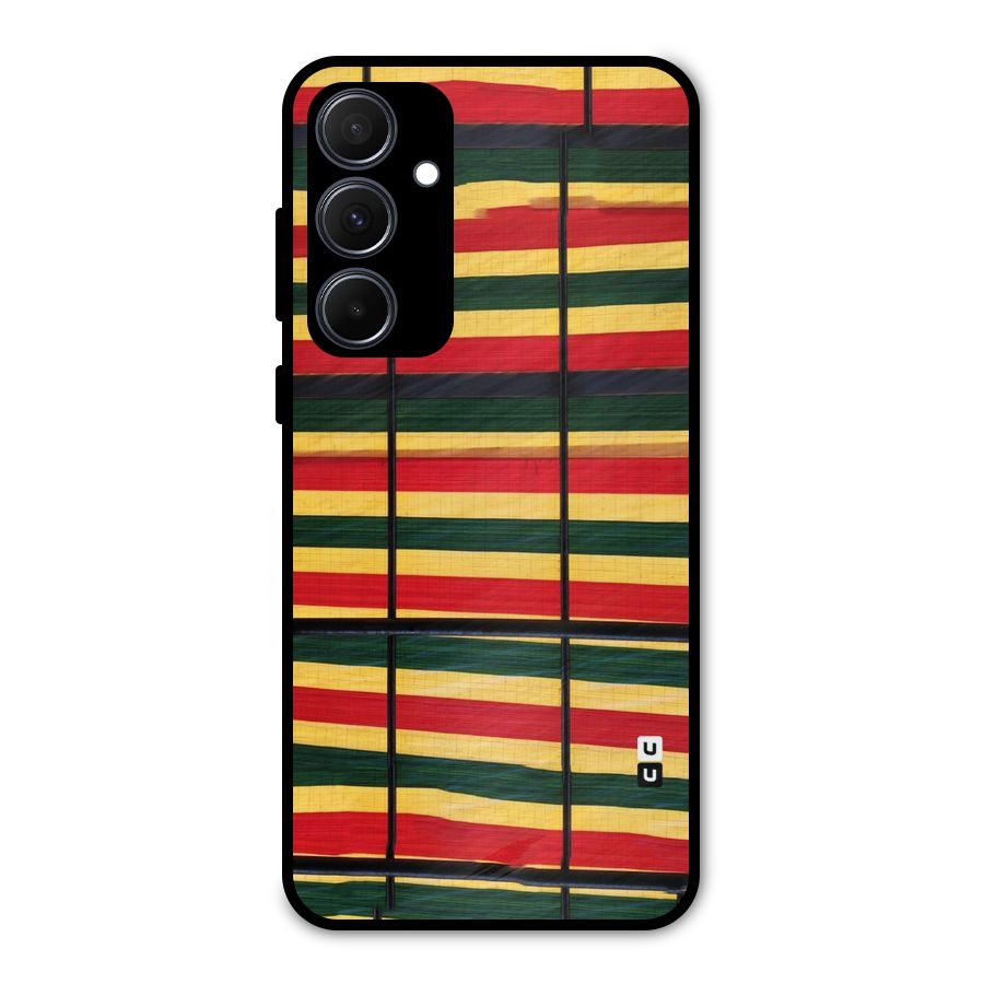 Bright Colors Lines Metal Back Case for Galaxy A35