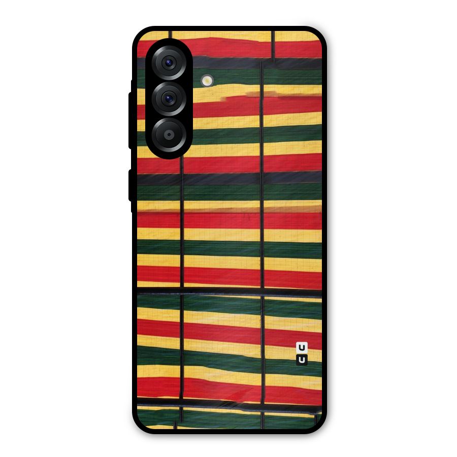 Bright Colors Lines Metal Back Case for Galaxy A36