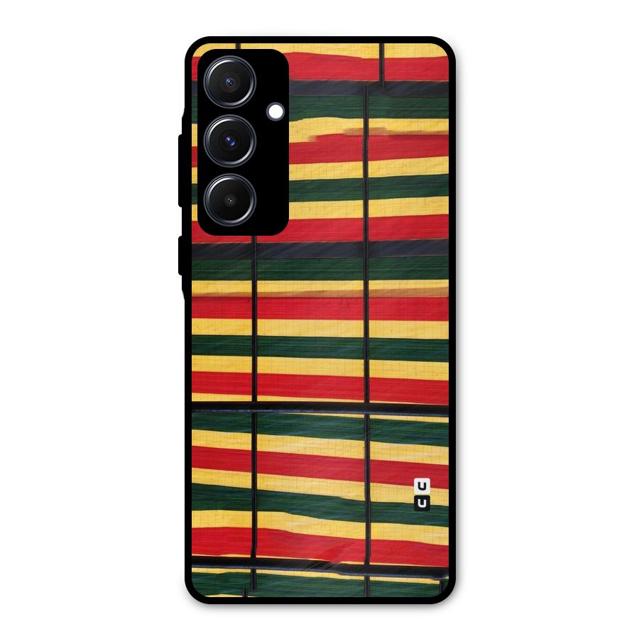 Bright Colors Lines Metal Back Case for Galaxy A55