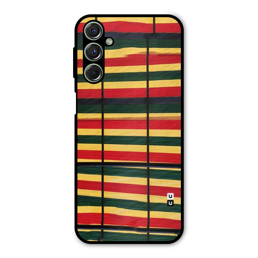 Bright Colors Lines Metal Back Case for Galaxy F34