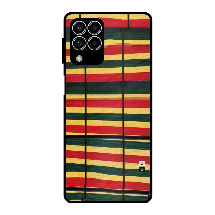 Bright Colors Lines Metal Back Case for Galaxy M33