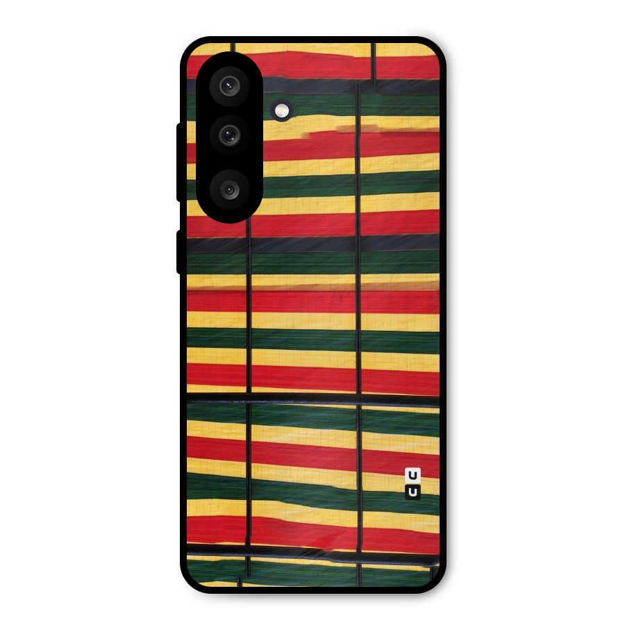 Bright Colors Lines Metal Back Case for Galaxy M56