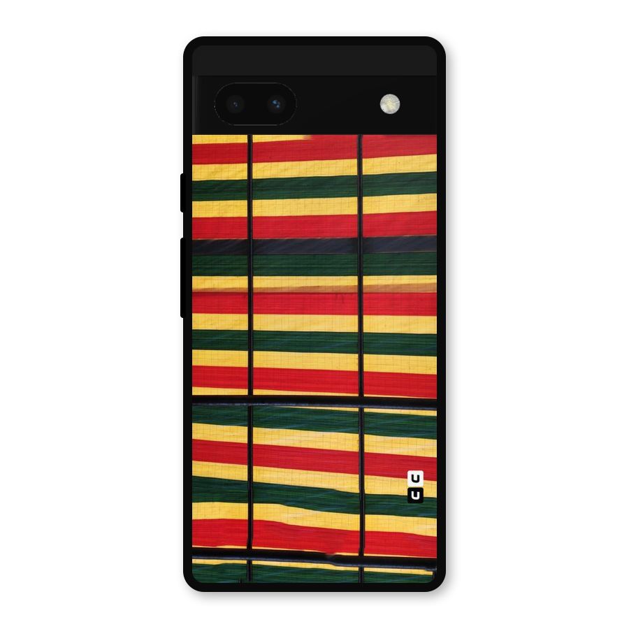 Bright Colors Lines Metal Back Case for Google Pixel 6a