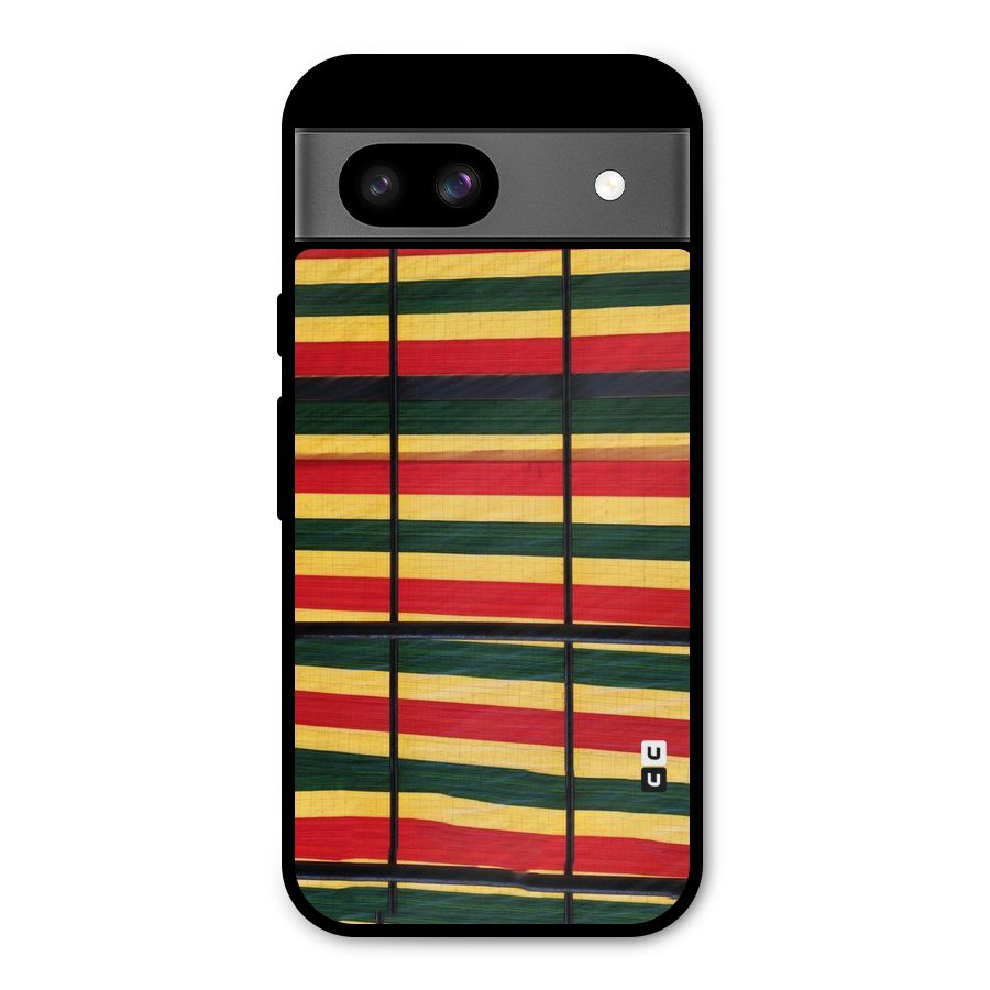Bright Colors Lines Metal Back Case for Google Pixel 8a