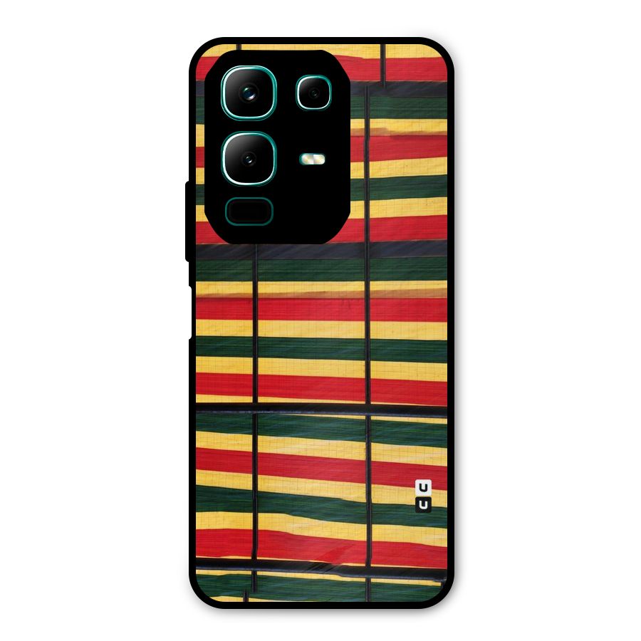 Bright Colors Lines Metal Back Case for Infinix Note 50x