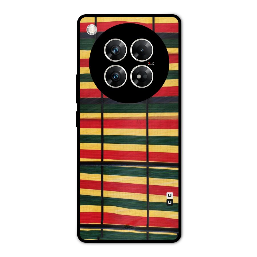 Bright Colors Lines Metal Back Case for Infinix Zero 40 5G