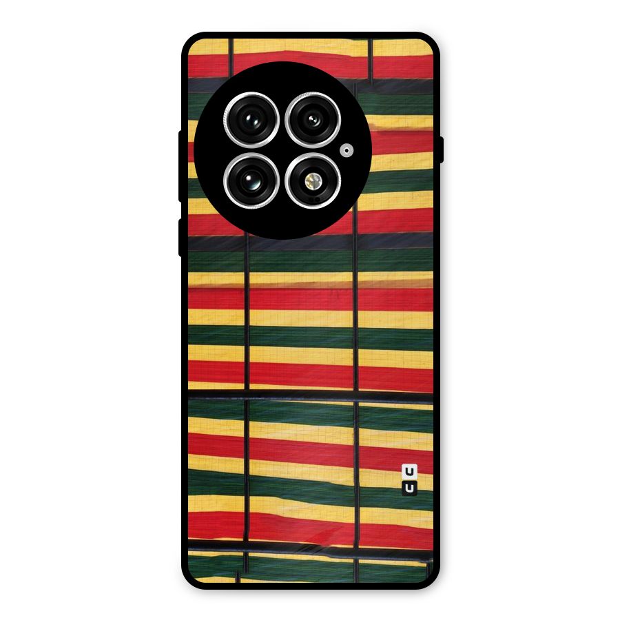 Bright Colors Lines Metal Back Case for OnePlus 13