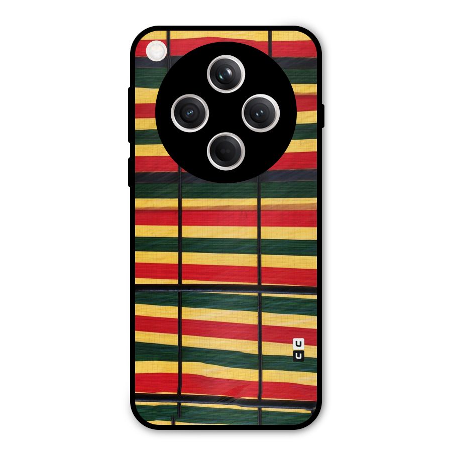 Bright Colors Lines Metal Back Case for Oppo Find X8