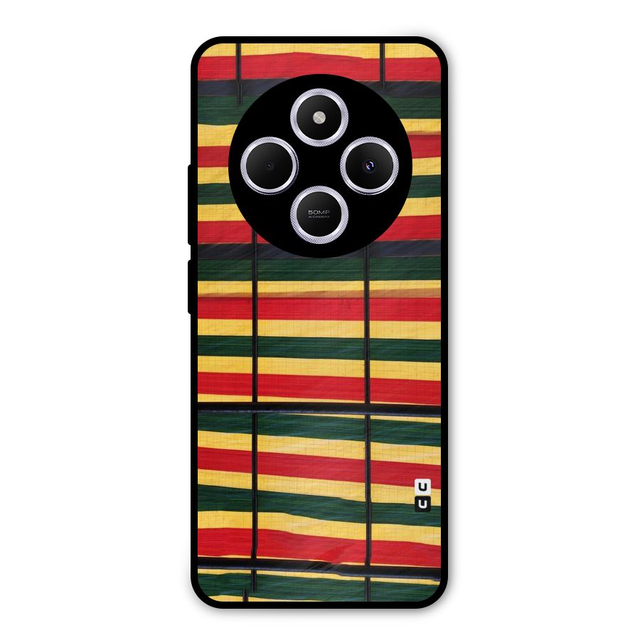 Bright Colors Lines Metal Back Case for Poco C75 5G