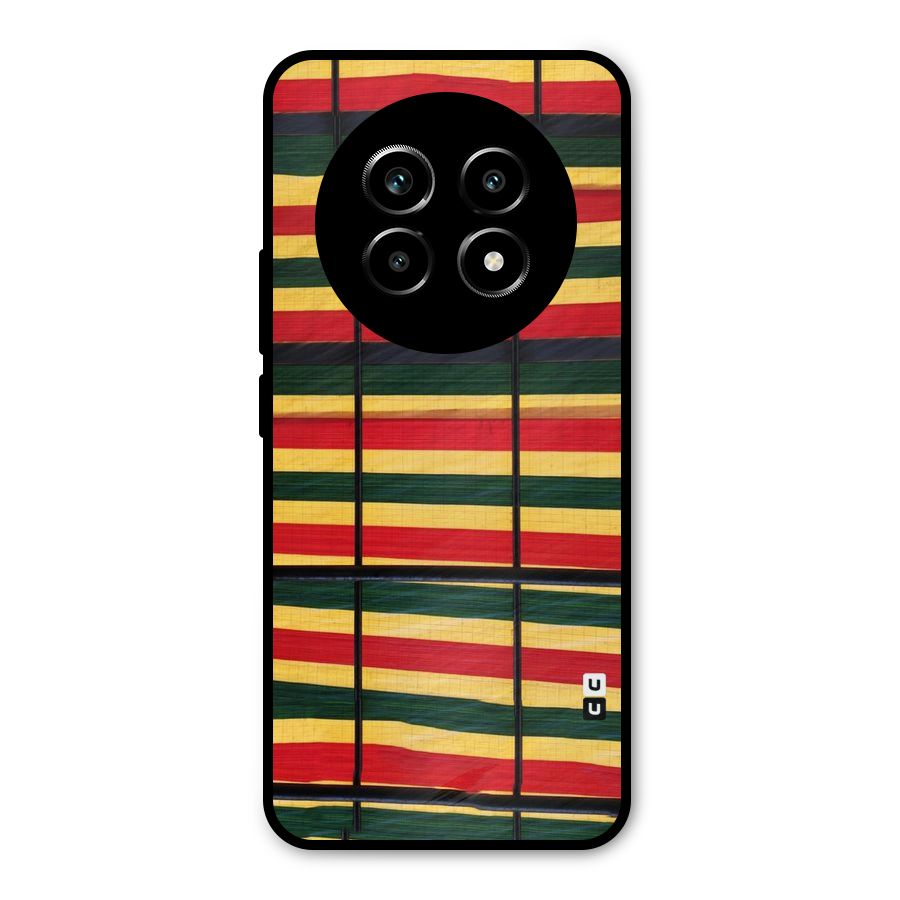 Bright Colors Lines Metal Back Case for Realme 13 Pro