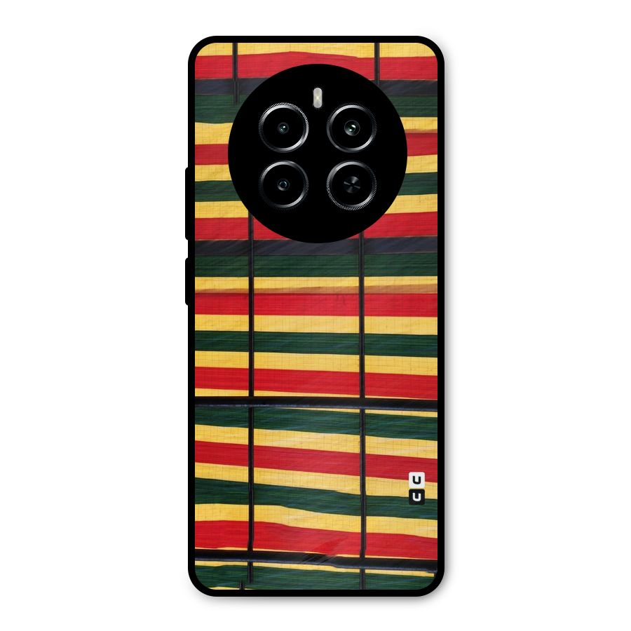 Bright Colors Lines Metal Back Case for Realme P1