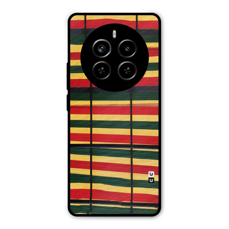 Bright Colors Lines Metal Back Case for Realme P1 Pro
