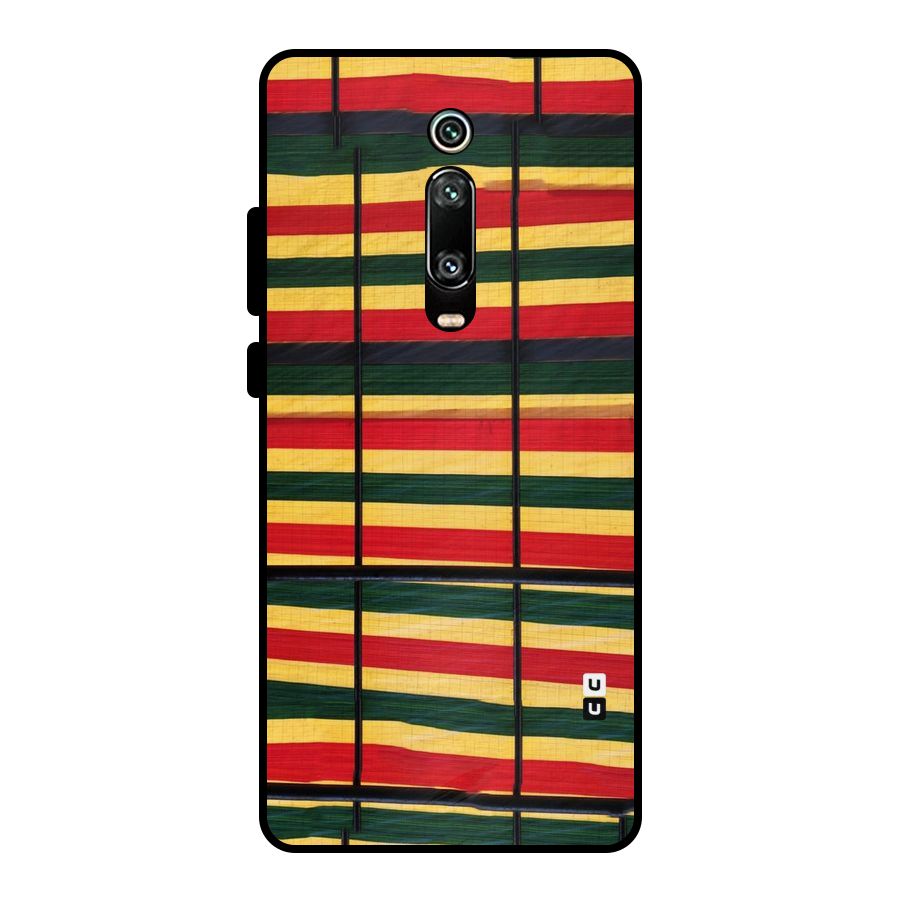 Bright Colors Lines Metal Back Case for Redmi K20