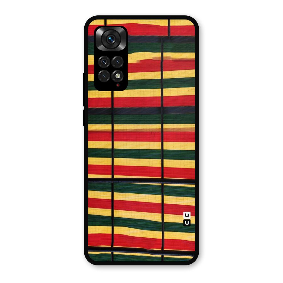 Bright Colors Lines Metal Back Case for Redmi Note 11s