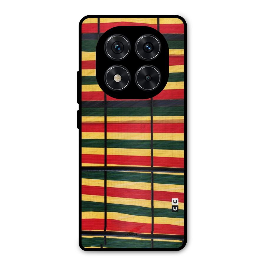 Bright Colors Lines Metal Back Case for Redmi Note 14 Pro 5G