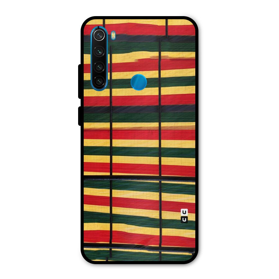 Bright Colors Lines Metal Back Case for Redmi Note 8