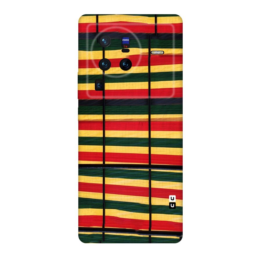 Bright Colors Lines Original Polycarbonate Back Case for Vivo X80