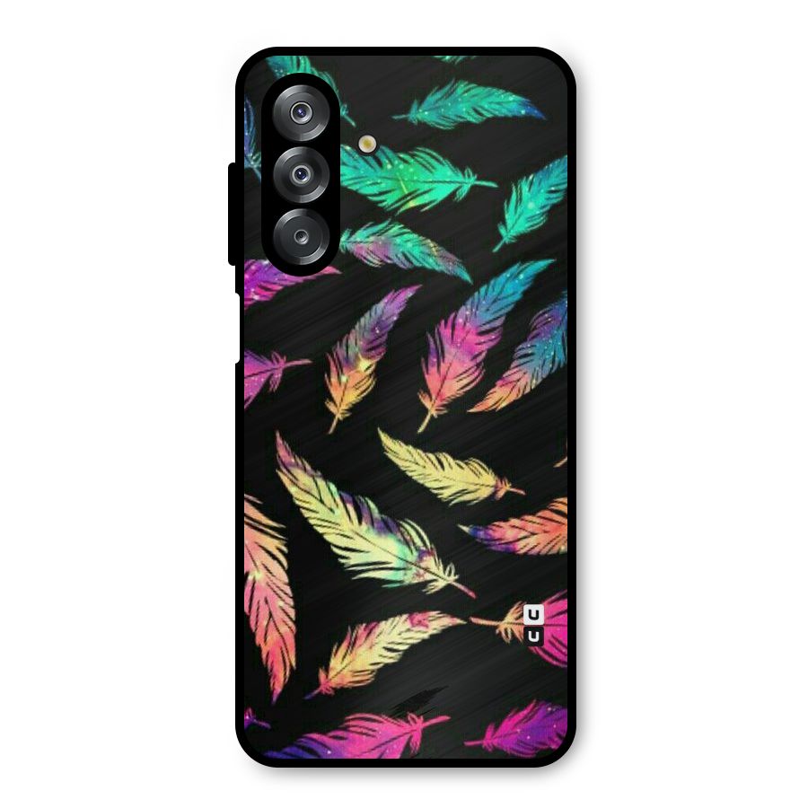 Bright Feathers Metal Back Case for Galaxy A26