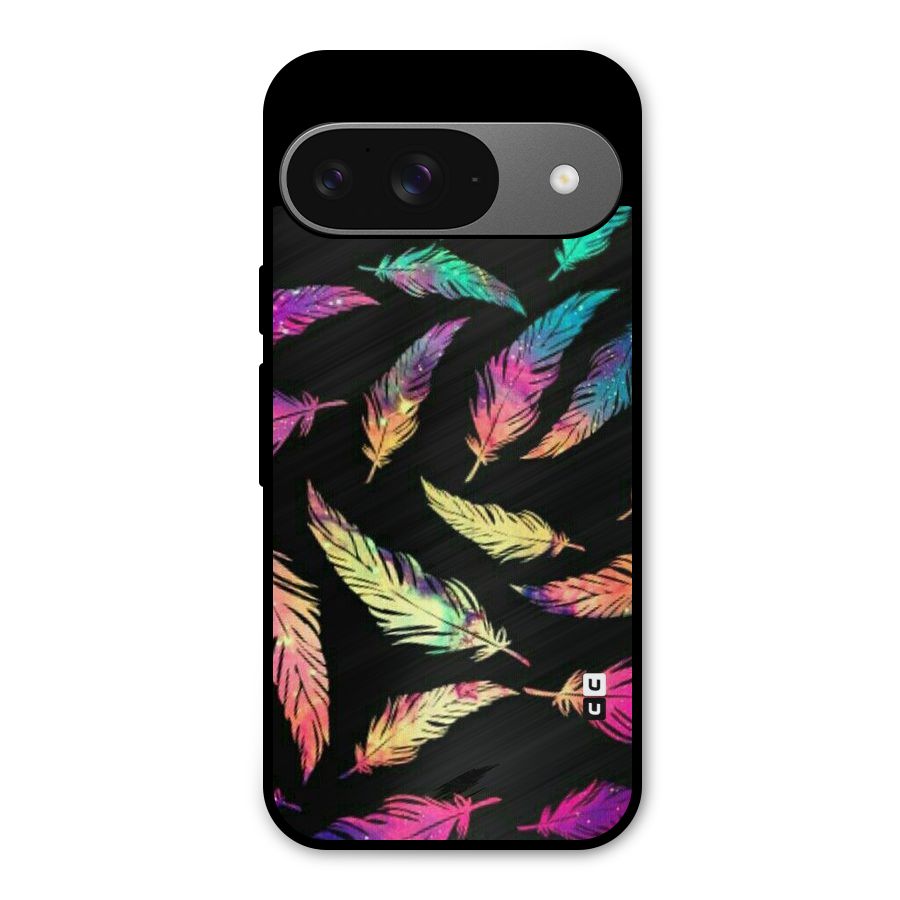 Bright Feathers Metal Back Case for Google Pixel 9