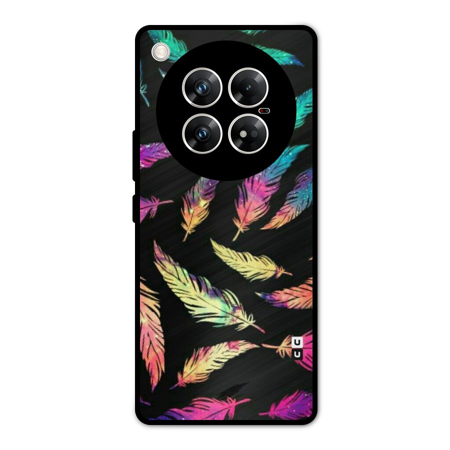 Bright Feathers Metal Back Case for Infinix Zero 40 5G