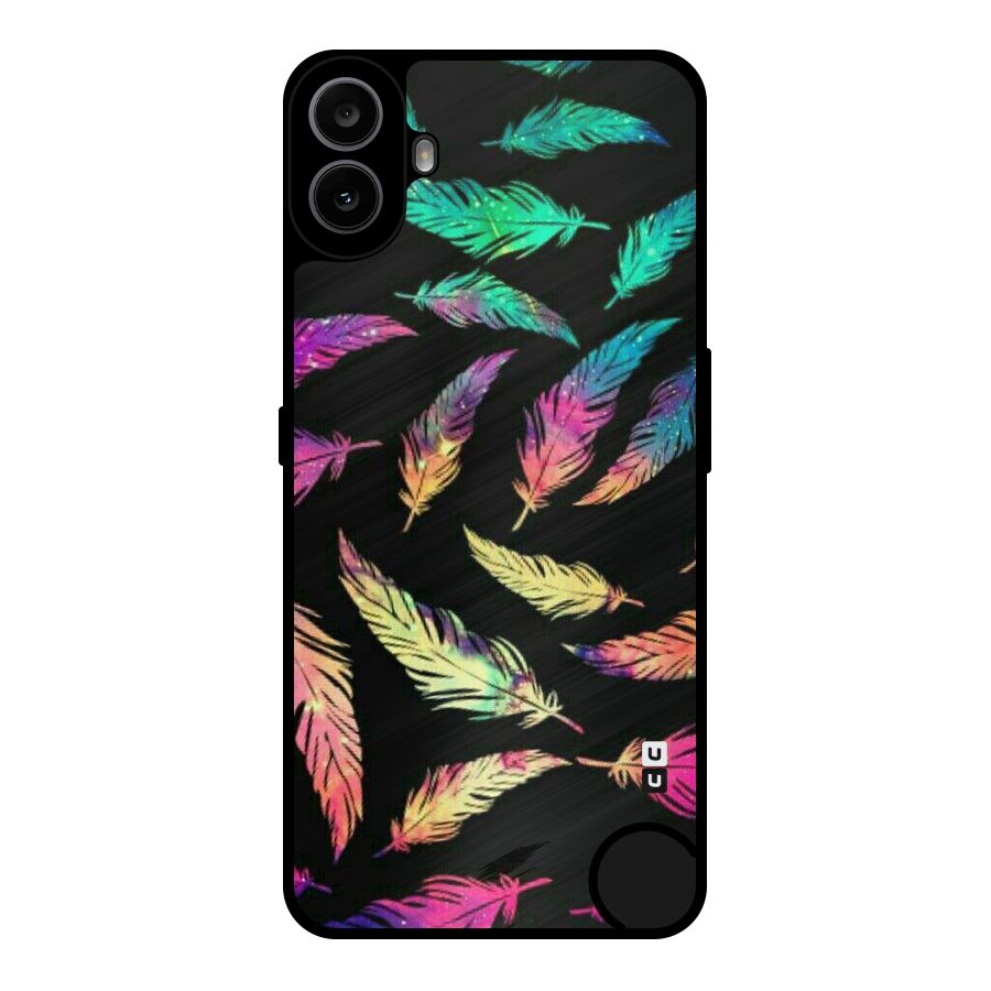 Bright Feathers Metal Back Case for Nothing CMF Phone 1