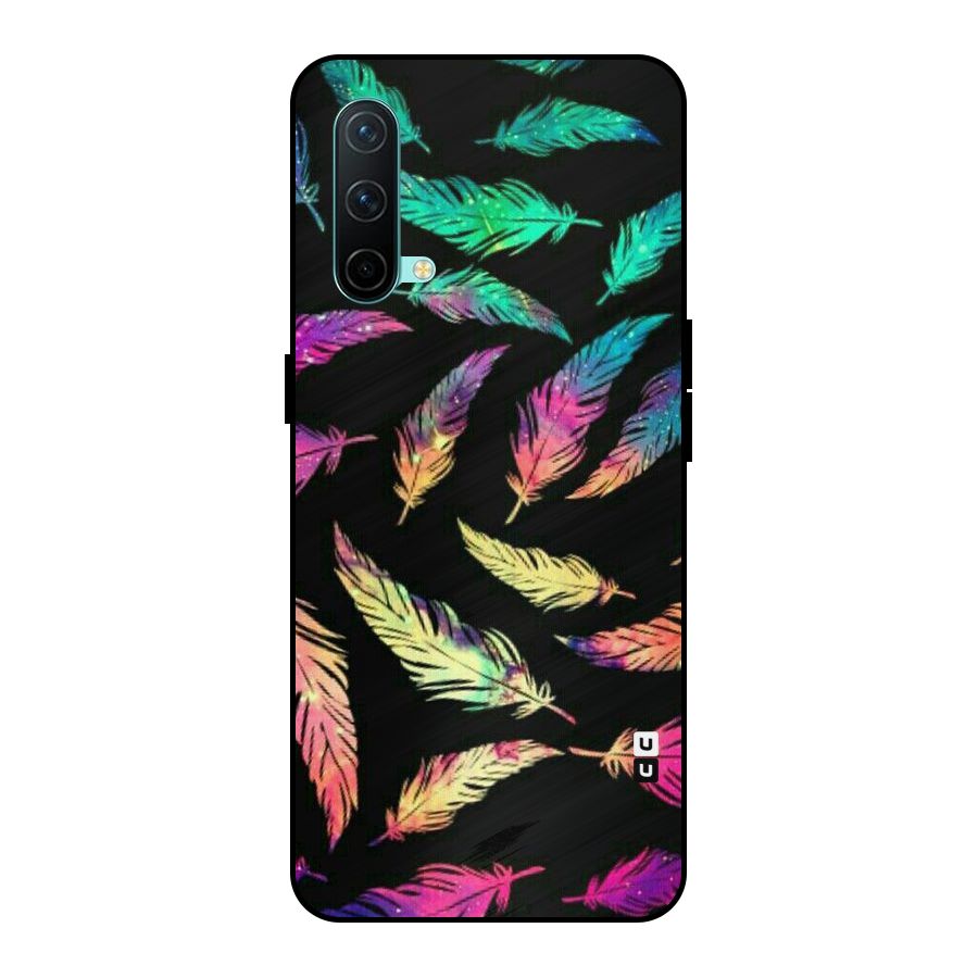 Bright Feathers Metal Back Case for OnePlus Nord CE 5G