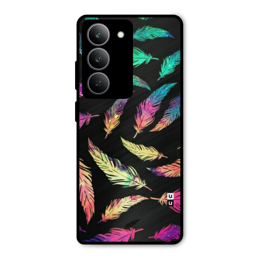 Bright Feathers Metal Back Case for Realme 14x