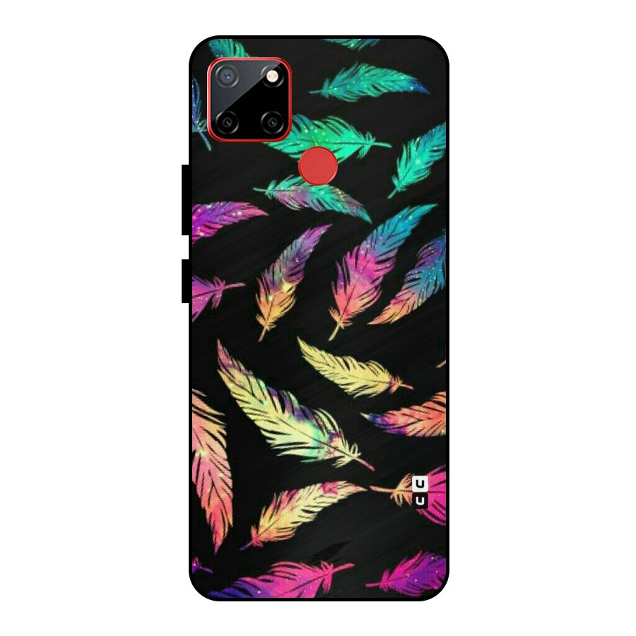 Bright Feathers Metal Back Case for Realme C12