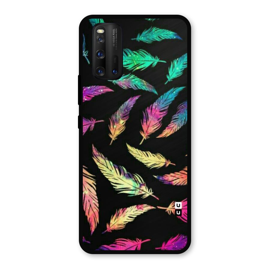 Bright Feathers Metal Back Case for iQOO 3