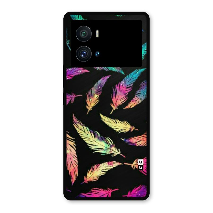 Bright Feathers Metal Back Case for iQOO 9 Pro