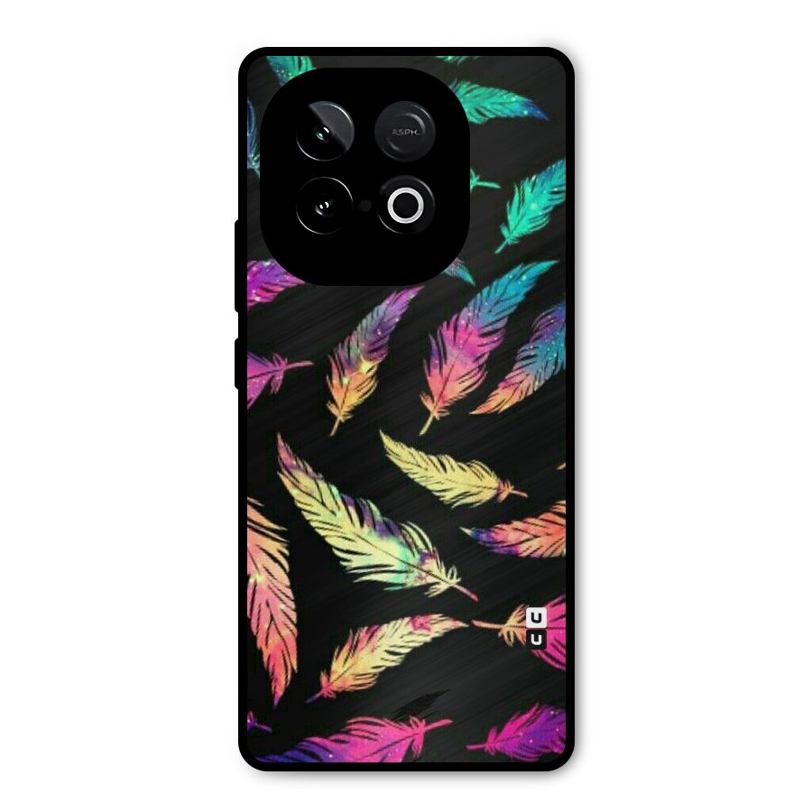 Bright Feathers Metal Back Case for iQOO Neo 10