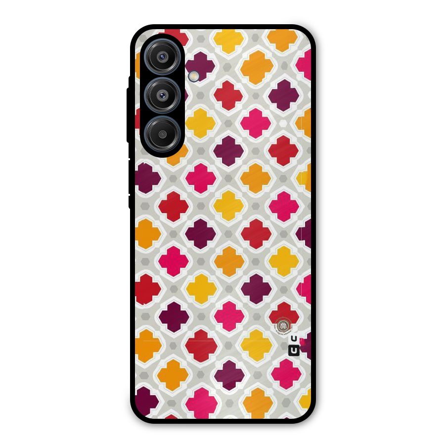 Bright Pattern Metal Back Case for Galaxy A16 5G