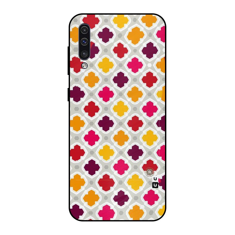 Bright Pattern Metal Back Case for Galaxy A30s