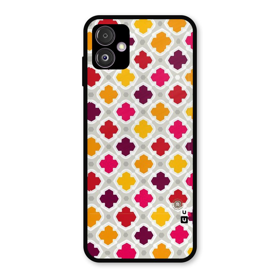 Bright Pattern Metal Back Case for Galaxy F14