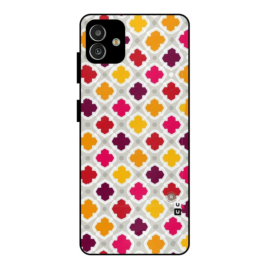 Bright Pattern Metal Back Case for Galaxy M13 5G