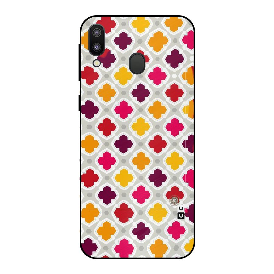 Bright Pattern Metal Back Case for Galaxy M20
