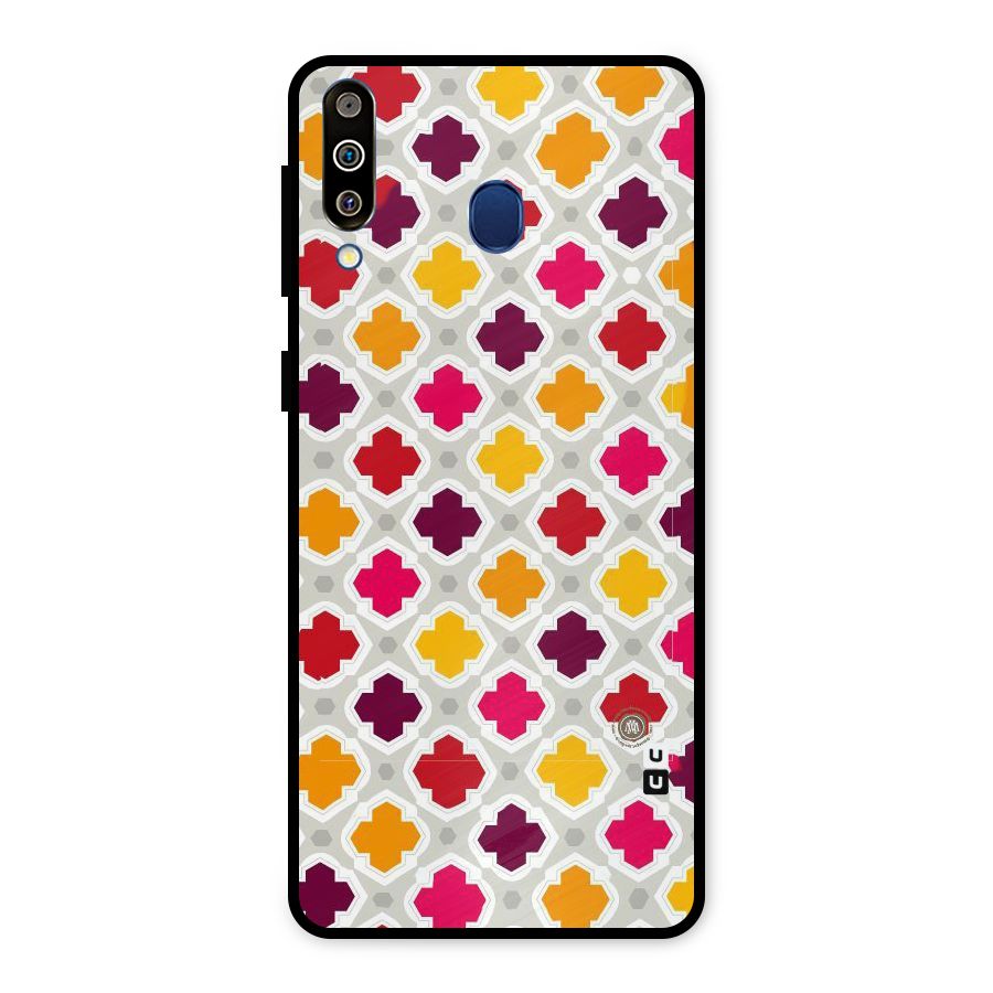 Bright Pattern Metal Back Case for Galaxy M30