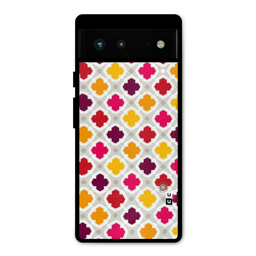 Bright Pattern Metal Back Case for Google Pixel 6
