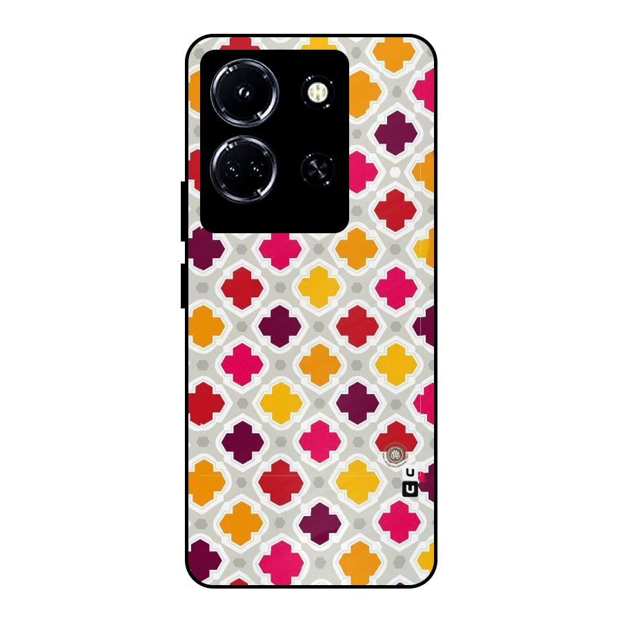 Bright Pattern Metal Back Case for Infinix Note 30 5G