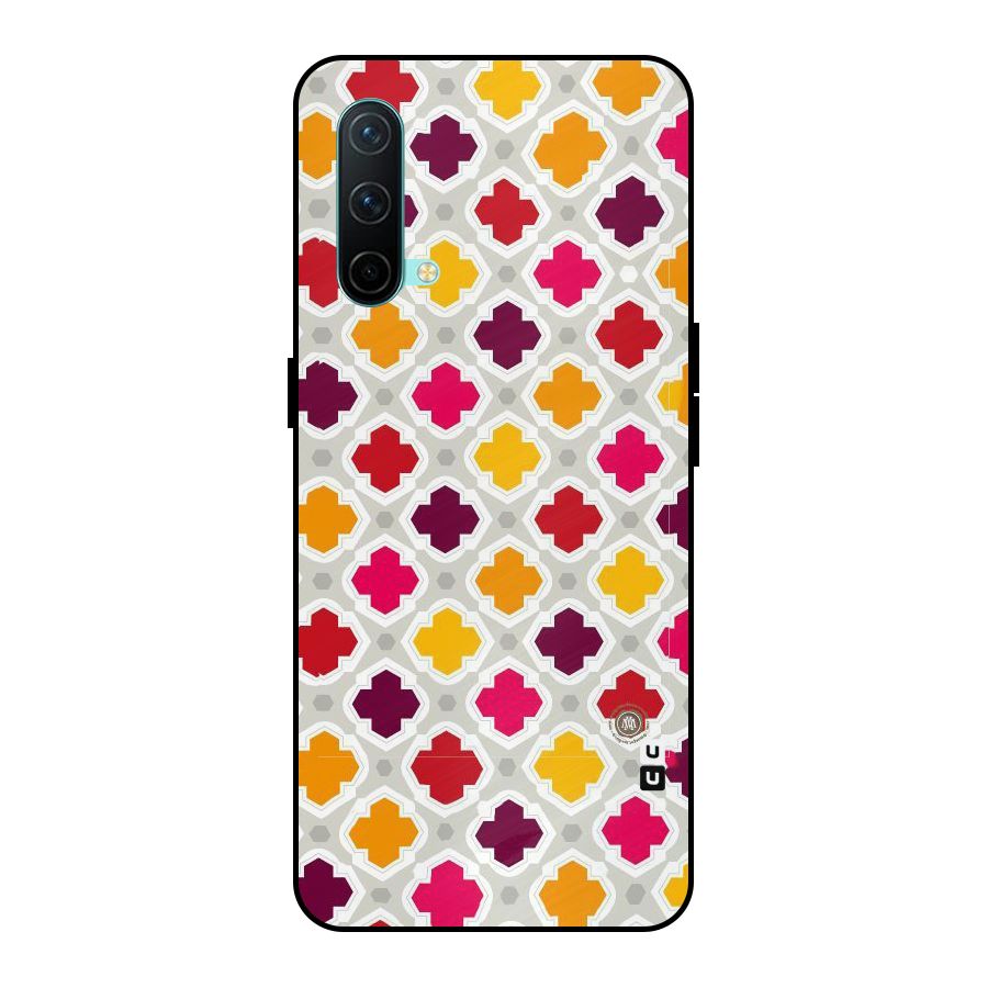 Bright Pattern Metal Back Case for OnePlus Nord CE 5G